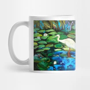 Snowy Egret Mug